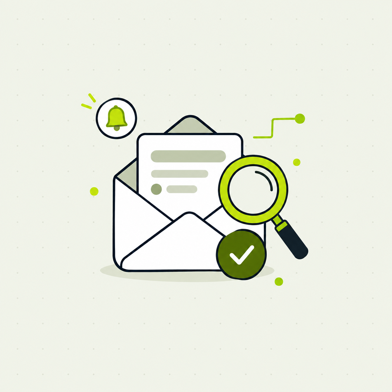 Illustration of a letter under review